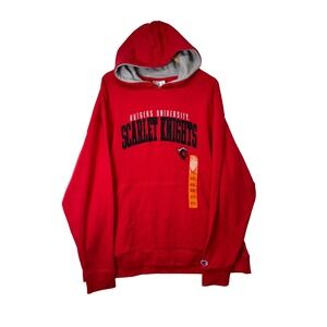 Rutgers Scarlet‎ Knights Hoodie Champion Red Pullover Mens 2XL XXL New With Tags